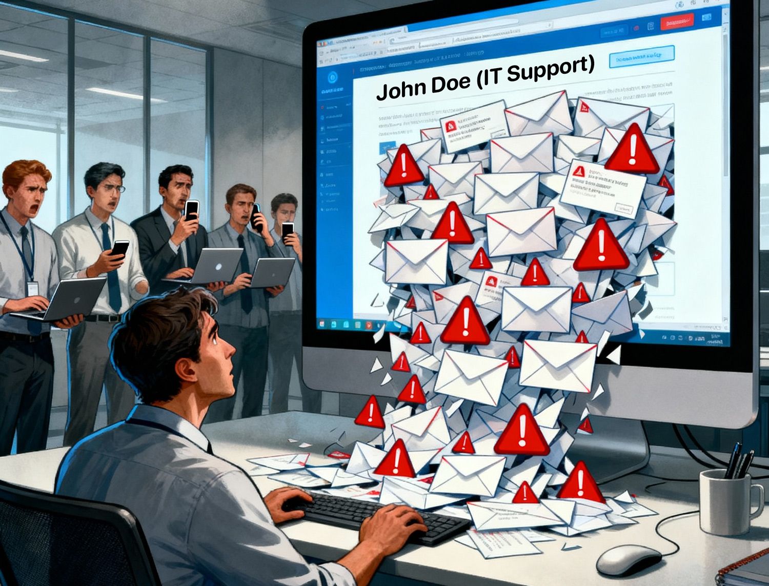 Why Email-Based IT Support Fails in Large Organizations